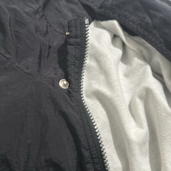 Vintage 90,Nike Windbreaker Jacket Large Black Nylon Polyester - Picture 5 of 10